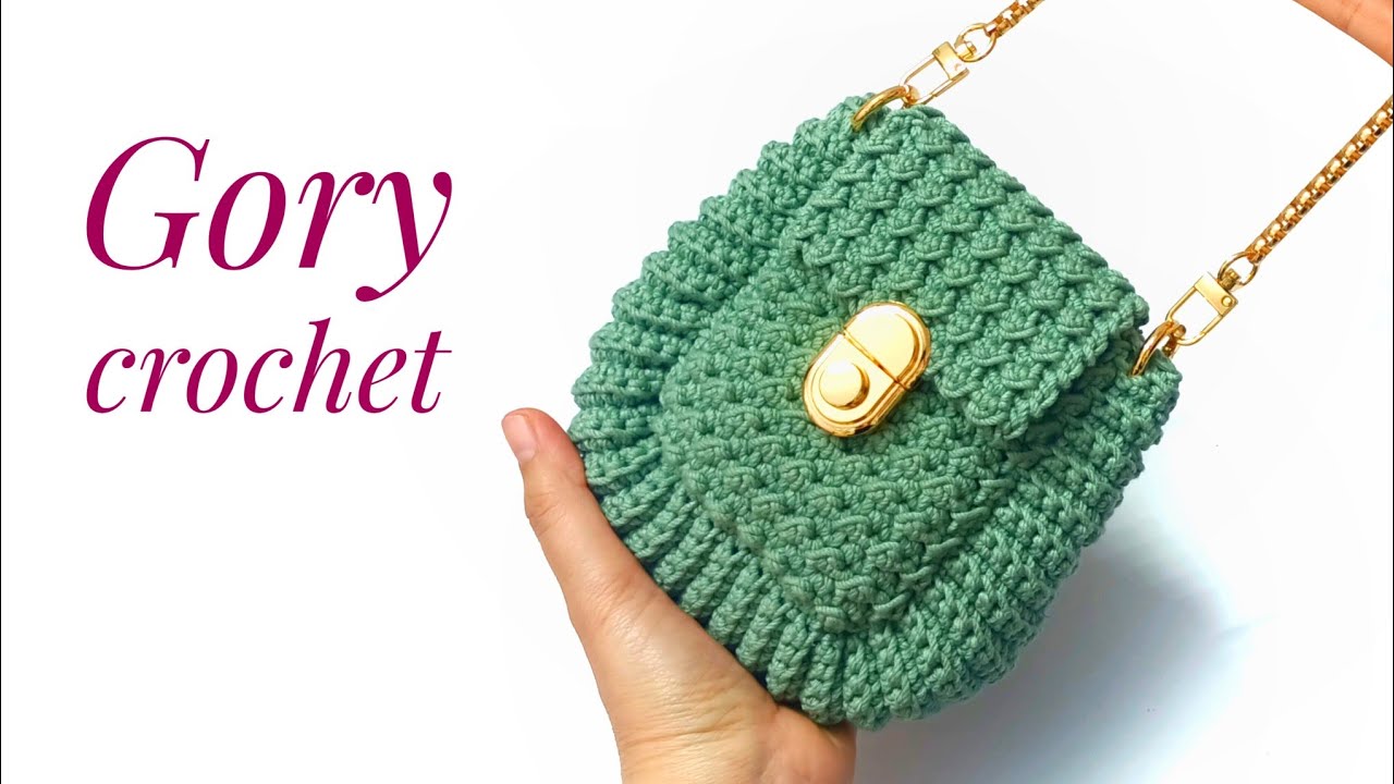 كروشيه شنطه بناتي موديل مميز  سهل وبسيط Crochet bag/Bolso de crochet/Bolsa de crochê/Tas rajutan