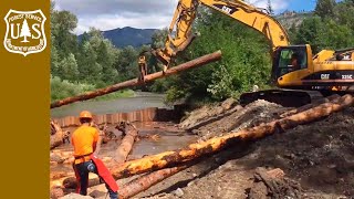 Restoring Fish Habitat on Entiat River, Central Washington