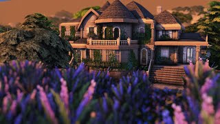 LAVENDER FIELDS VILLA | NO CC | The Sims 4 Speed Build