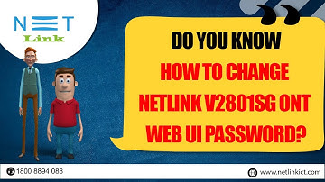 How to change Netlink V2801SG ONT Web UI Password  -46