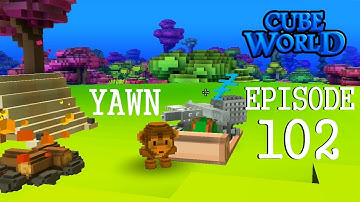 Cube World - 102 - Yawn Counting (So Sleepy) - RPG Alpha Gameplay LP