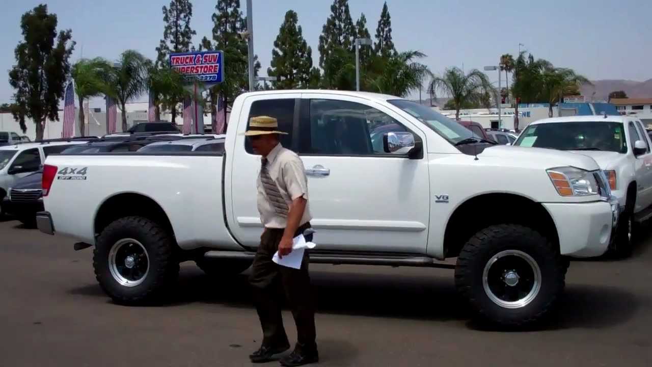 110322 2004 NISSANOFF ROAD LIFTED TITAN KING CAB 4WD - YouTube