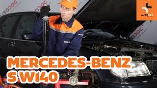 How to replace Shock absorbers MERCEDES-BENZ S-CLASS (W140) Tutorial