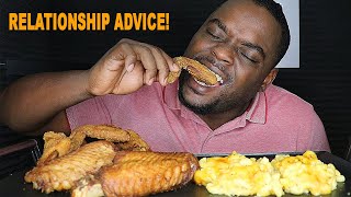 BEAST FEAST DEVOURS TURKEY WINGS AND GIVES RELATIONSHIP ADVICE