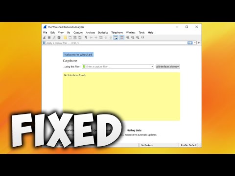 How To Fix Wireshark No Interfaces Found or Detected Error - No Interface Found Windows 10 / 7 / 8