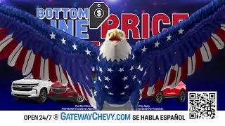 Celebrating Now Through July 4th! Only at Gateway Chevrolet! #GatewayChevy