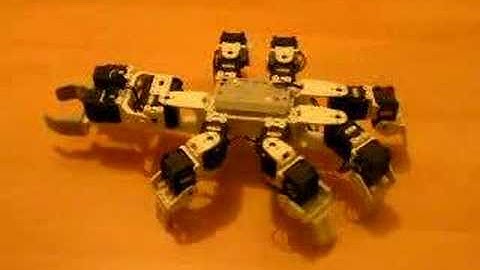 Robotis Bioloid hexapod AntOne, take one