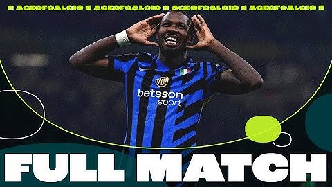 Inter - Atalanta 4-0 30/08/2024 - FULL MATCH | Age of Calcio