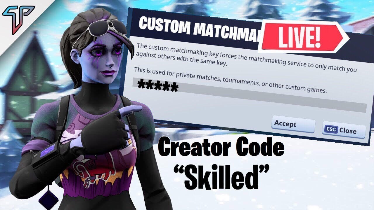 Fornite Custom Matching Making Codes – YPDJH