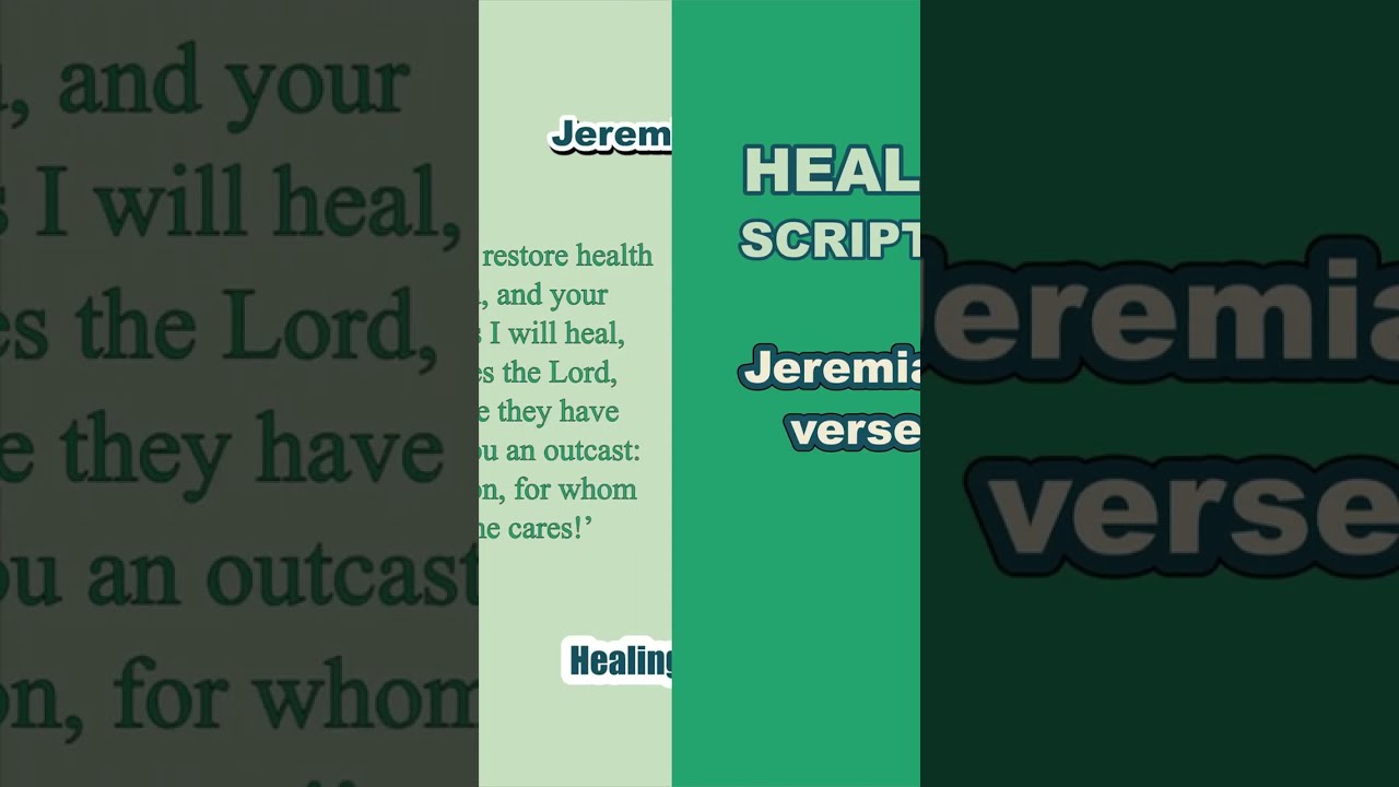 Jeremiah 30 Verse 17 Meaning