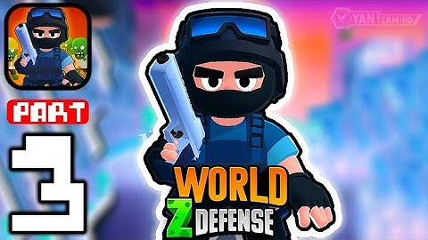 Z Defense - Gameplay Walkthrough Part 3 Defeating the Zombie Army (iOS,Android)