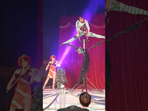 Amazing Balancing Act 2025 Winterfest Circus Auburndale Florida Menagerie Productions