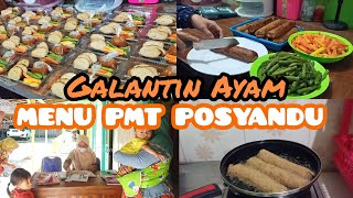 CONTOH MENU PMT POSYANDU BALITA❗❗, GALANTIN AYAM SAYUR SEHAT BERGIZI LENGKAP @ceritamiema4469