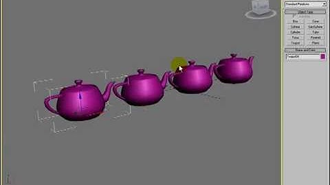 3DStudio MAX - Clone Objects (3DS Max Video Tutorials)