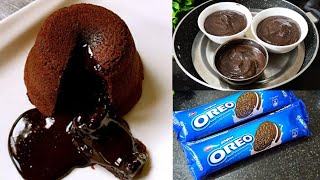 #chocolava #oreocake #oreorecipes #3ingredients #lockdown #stayindoors
choco lava cake recipe | easy only 3 ingredients without egg & oven