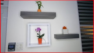 Como hacer repisas flotantes cuadradas en PVC