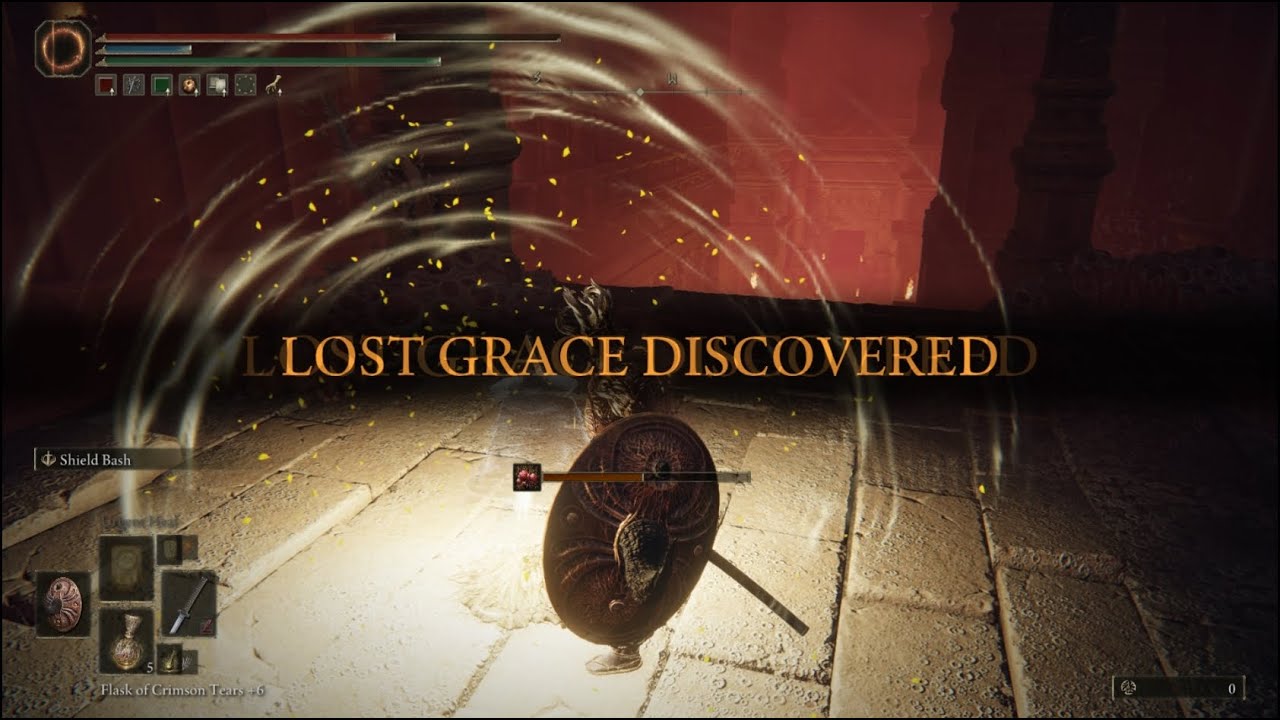 Elden Ring : Grace Site After Lake Rot Shoreside