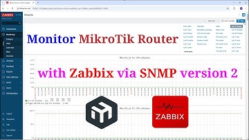 Zabbix - Monitor MikroTik Router with Zabbix Server via SNMP version 2