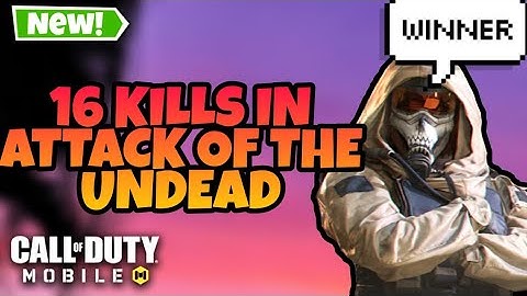 Call Of Duty Mobile l Attack Of The Undead - Crash (No Commentary) 1080p 60 fps l GAMEPLAY #65