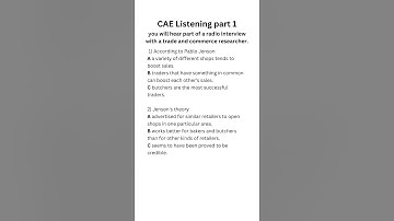 C1 Advanced (CAE) Listening 2024 part 1 with answers 2024 #c1advanced #cae #learnenglish