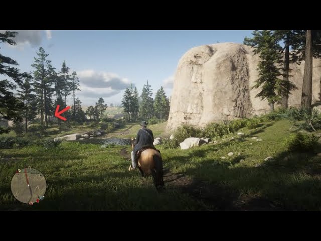 Red Dead Online Tesoro Este Cabaña Watson / East Watson's Treasure Map  Location 