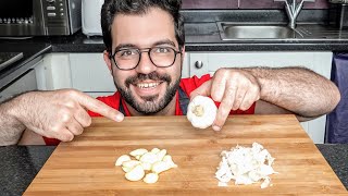 Peeling Garlic | اسهل طريقة لتقشير كمية كبيرة من الثوم و خزن الثوم لمدة سنة كاملة | شيف شاهين