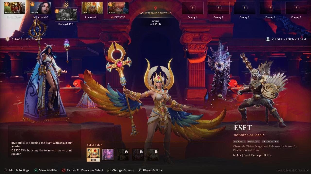 SMITE 2 Eset Gameplay 2025