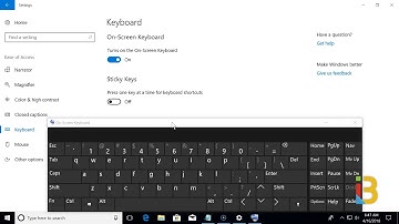 Microsoft Windows 10 Ease of Access (Narrator, Magnifier, Color/Contrast, CC, Mouse & Keyboard)