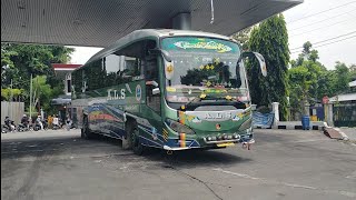 SUARA KLAKSON BASURI MENGGEMA SEPANJANG JALAN KOTA JOGJAKARTA...‼️BUS ALS 246 MENUJU KOTA MEDAN