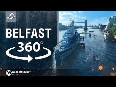 HMS Belfast в формате 360: виртуальный тур [World Of Warships]