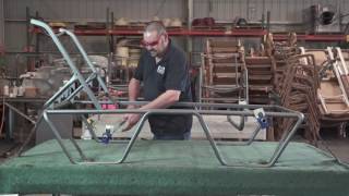 How to Re Sling a Classic Lounge   Admiral Furniture
