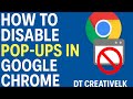 How to Disable Pop-Ups in Google Chrome | Stop Annoying Ads & Popups 2025 Guide