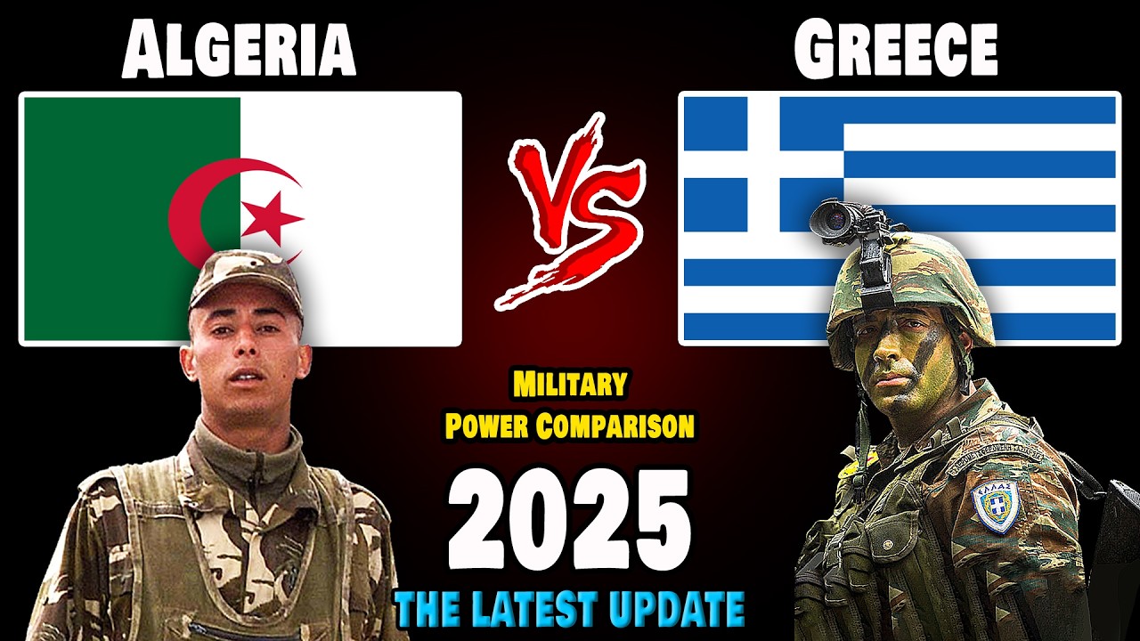 Algeria vs Greece Military Power Comparison 2025 | Greece vs Algeria Military Power 2025
