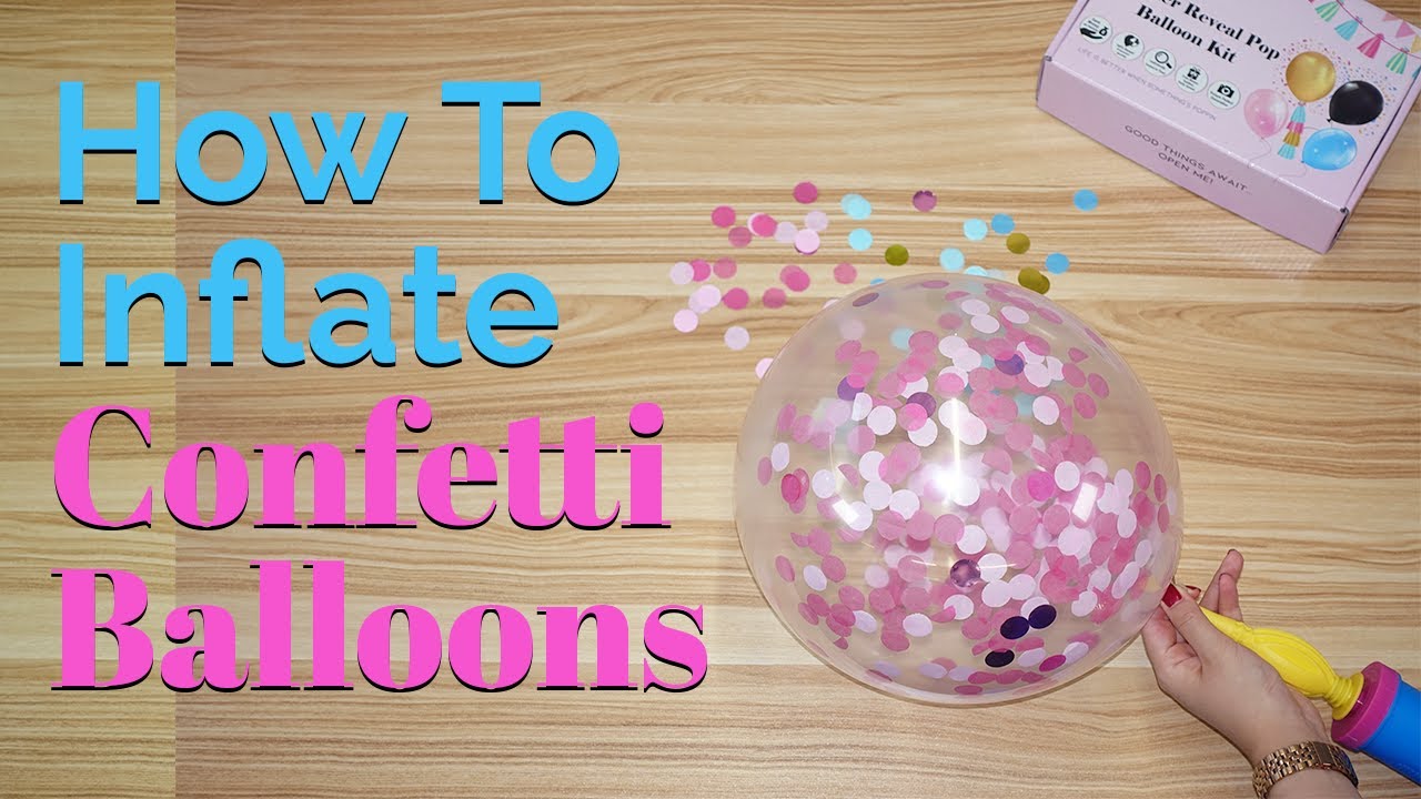 DIY Wonder Class: How to add Confetti into your (BOBO) Bubble Balloon, Wonder Balloons