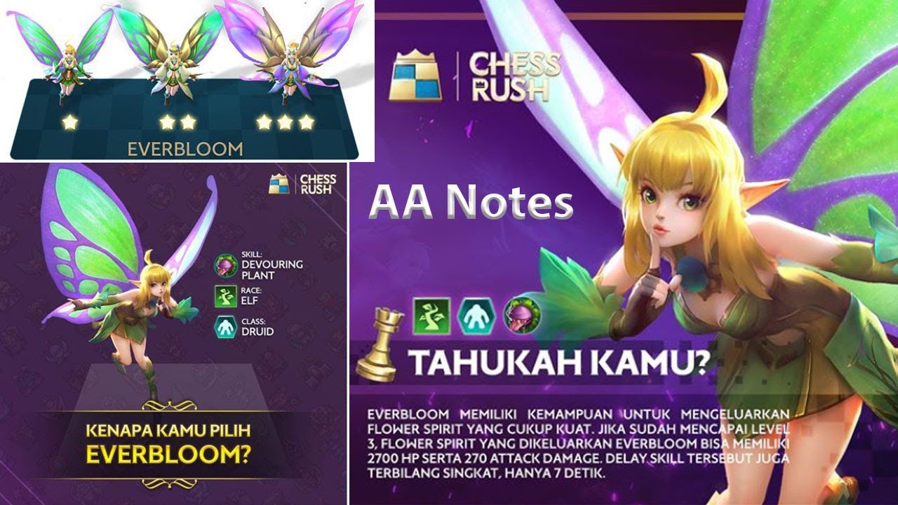Everbloom Hero Elf/Druid - Chess Rush Indonesia