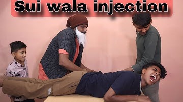 Bottle flip hand stand fun injection punishment | Sui wala injection funny video | injection wala