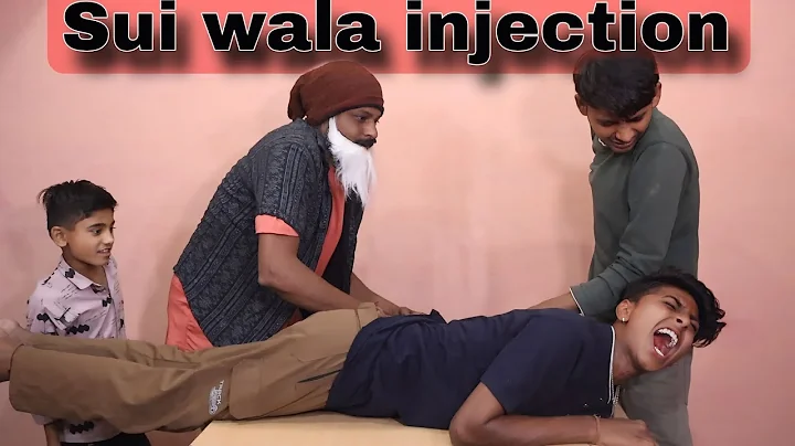 Bottle flip hand stand fun injection punishment | Sui wala injection funny video | injection wala