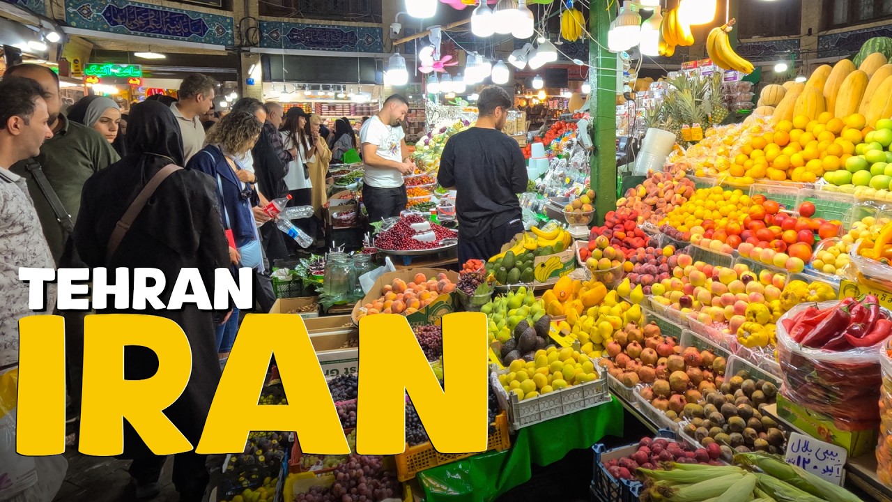 Tajrish - Tehran! Iran’s Most BEAUTIFUL Bazaar 🇮🇷 Street Food