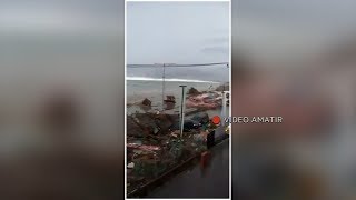 Detik-Detik Tsunami Hantam Palu