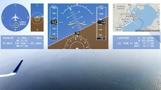 【超精密】旅客機の姿勢を本気で測ってみた　ANA31便　羽田空港離陸－横須賀上空