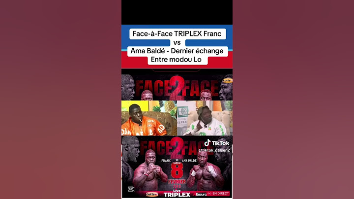 Face à face Triplex. AMA BALDE vs FRANC #wedding #luttesénégalaise
