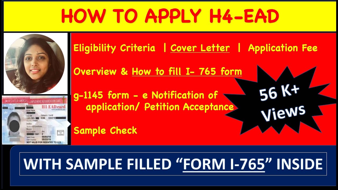 h4 ead application cover letter