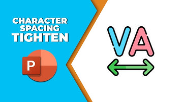 How to make character spacing tighten in PowerPoint