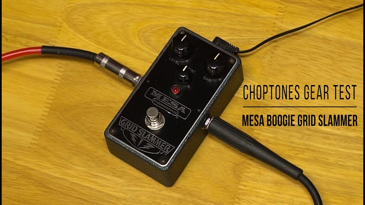 Mesa Boogie Grid Slammer Overdrive Pedal | Playthrough - YouTube