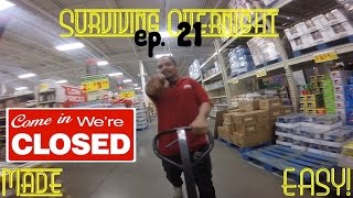Surviving Overnight Stocking for NOOBS !! (VLOG) Ep.21