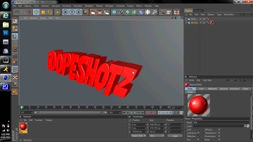 How To Make 3D Text in Cinema 4D/Adding color material
