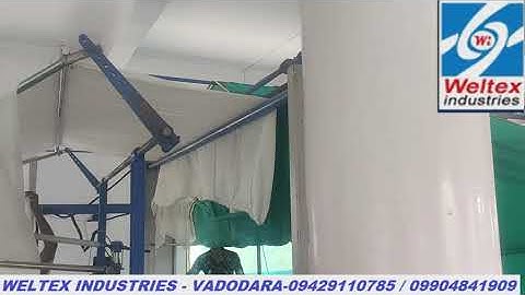 SHADE NET FOUR FOLD PLATING 6 MET FABRIC CHANGE 5 TO 3 METER