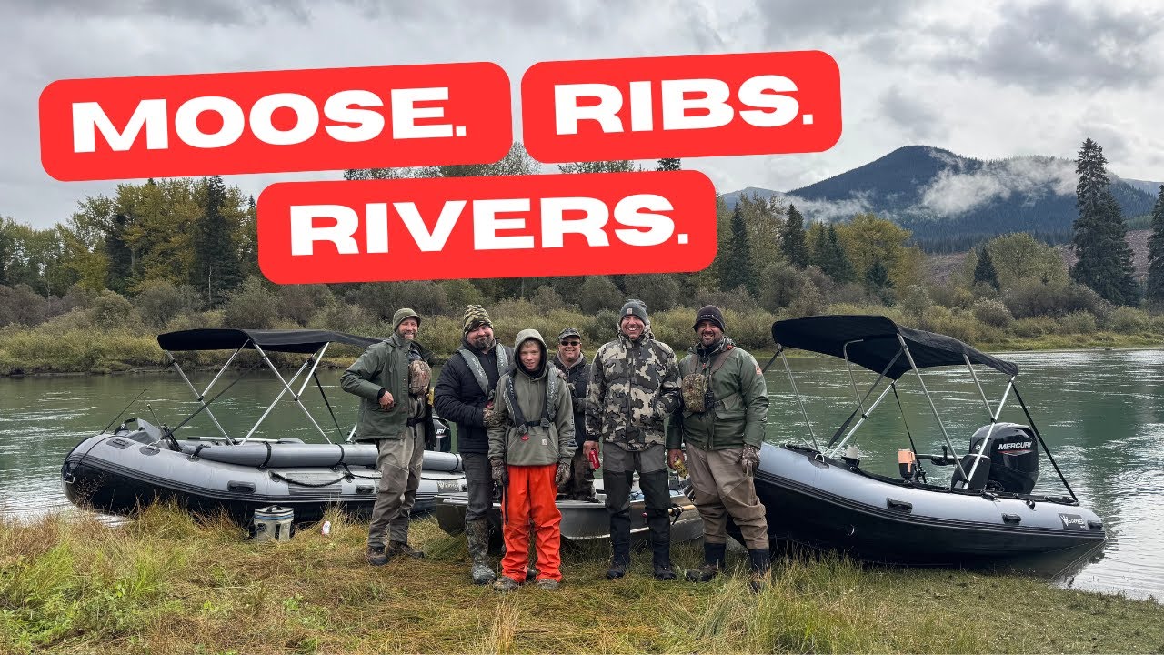 Реки, лоси и копчёности | Охота на лося с помощью туннеля Stryker Jet RIB 2025