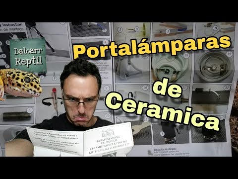 PORTALAMPARAS de CERAMICA