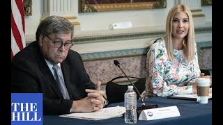 Ivanka Trump and Bill Barr discuss human trafficking